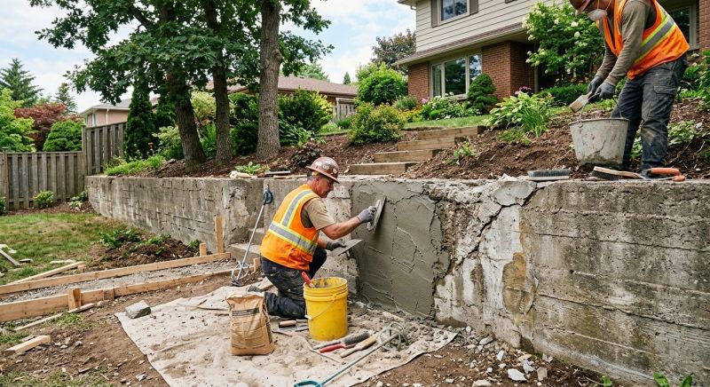 Retaining Wall Repair in Thomasville, NC