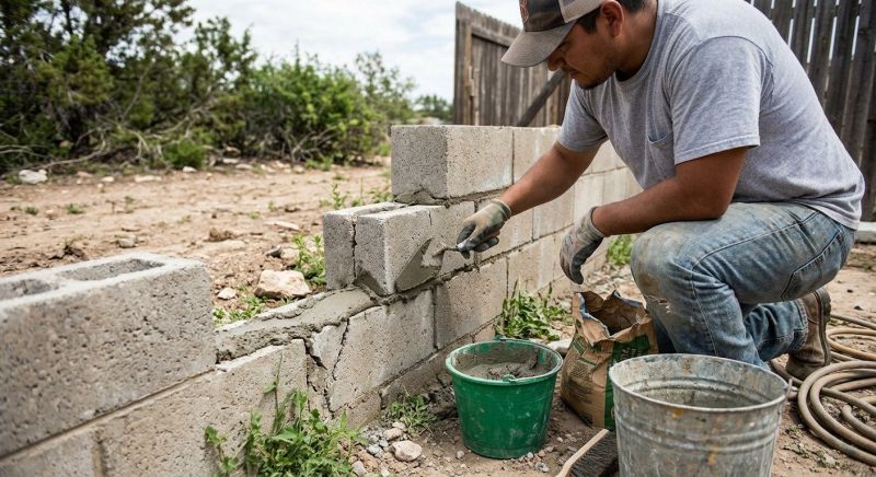 Block Wall Repair in Mocksville, NC