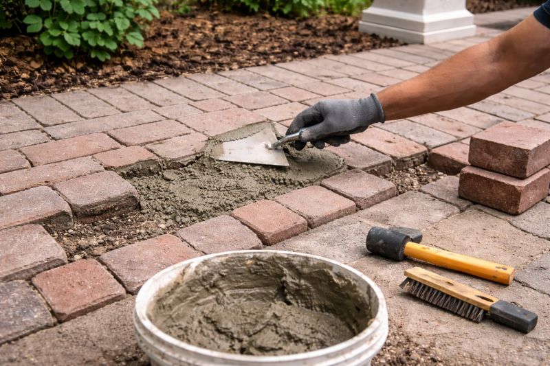 Brick Flatwork Repair in Jamestown, NC