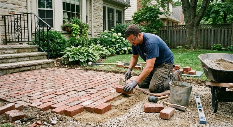 Brick Flatwork Repair in Pinnacle, NC