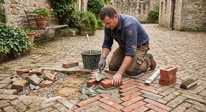 Brick Floor Repair in Winston Salem, NC