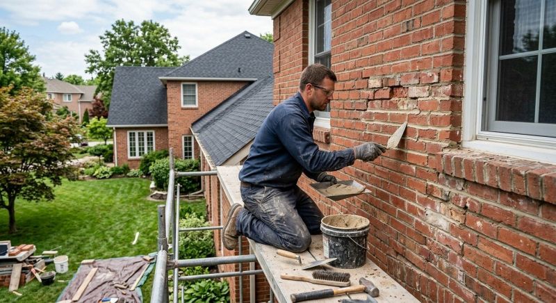 Brick Masonry Repair in Oak Ridge, NC