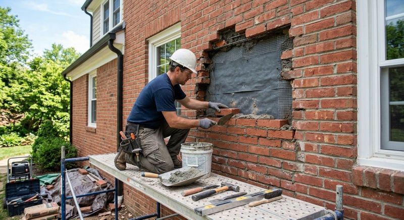 Brick Masonry Repair in Rural Hall, NC