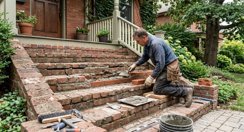 Brick Repair in Advance, NC