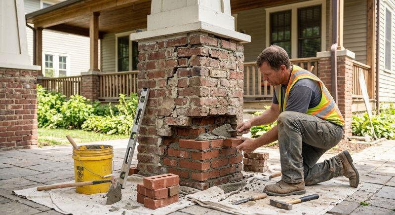 Brick Restoration in High Point, NC