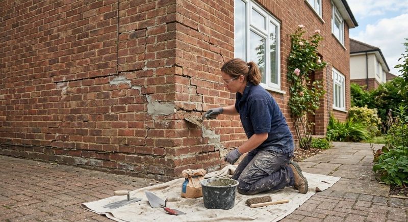 Brick Wall Repair in Forsyth County, NC