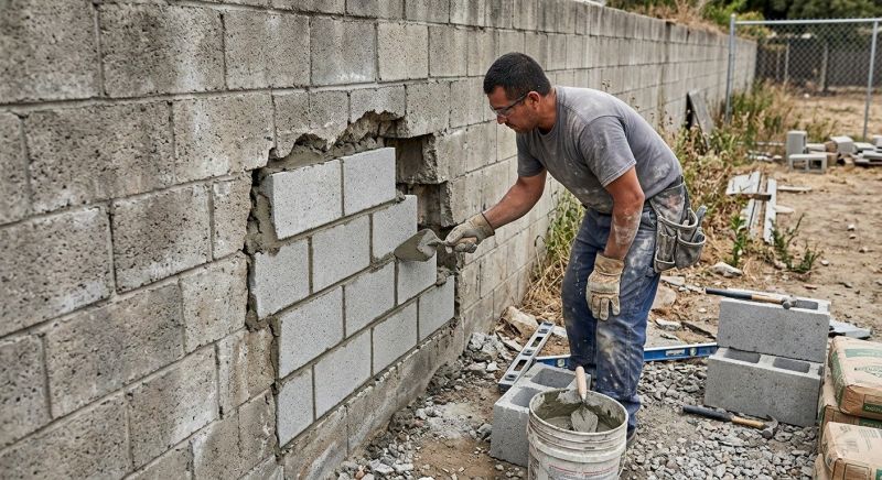 Brick Wall Repair in Pinnacle, NC