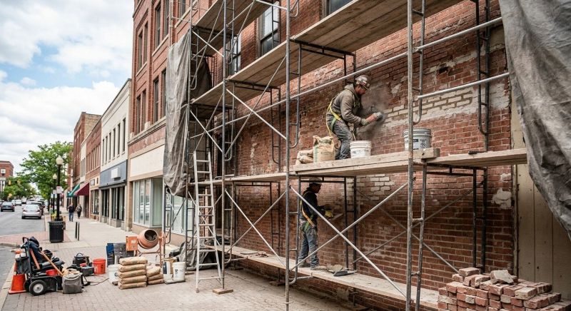 Commercial Masonry Repair in Oak Ridge, NC
