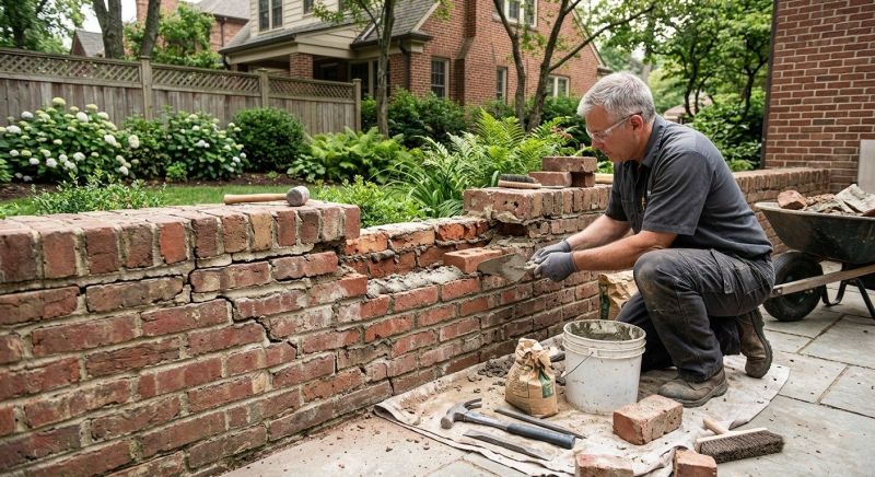 Masonry Wall Repair in Winston Salem, NC