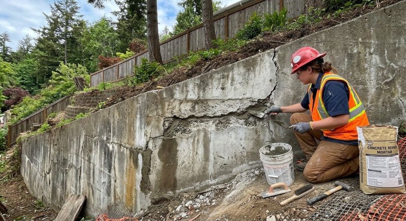 Retaining Wall Repair in Colfax, NC