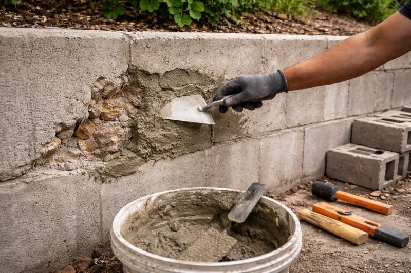 Retaining Wall Repair in Lexington, NC