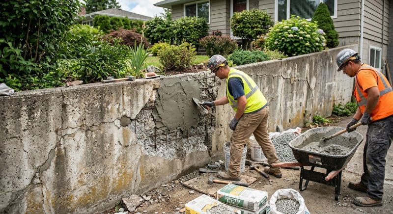 Retaining Wall Repair in Madison, NC