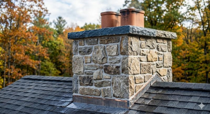 Stone Chimney Installation in Winston Salem, NC