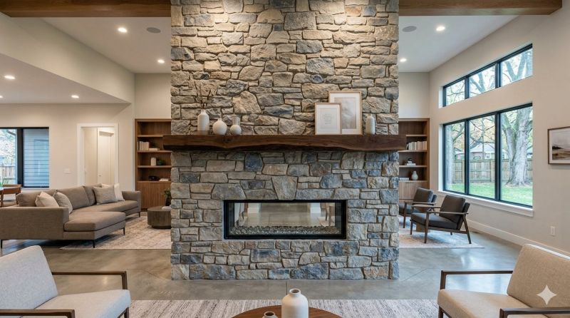 Stone Chimney Installation in Winston Salem, NC