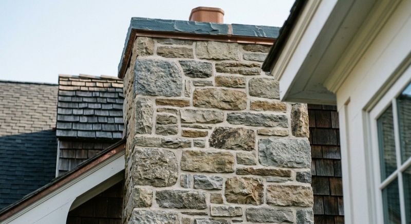Stone Chimney Installation in Oak Ridge, NC