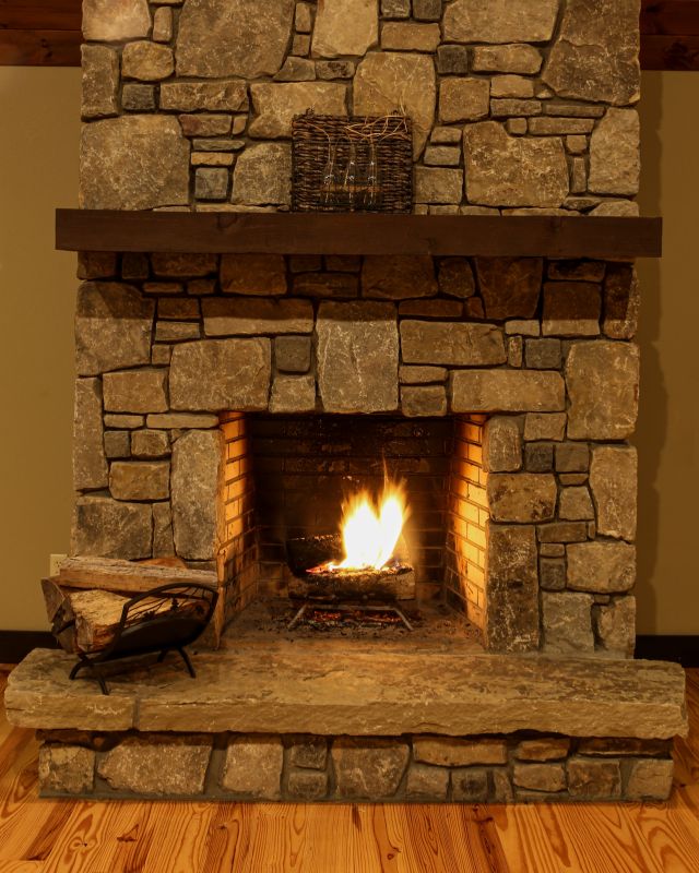 Stone Chimney Installation in Pfafftown, NC