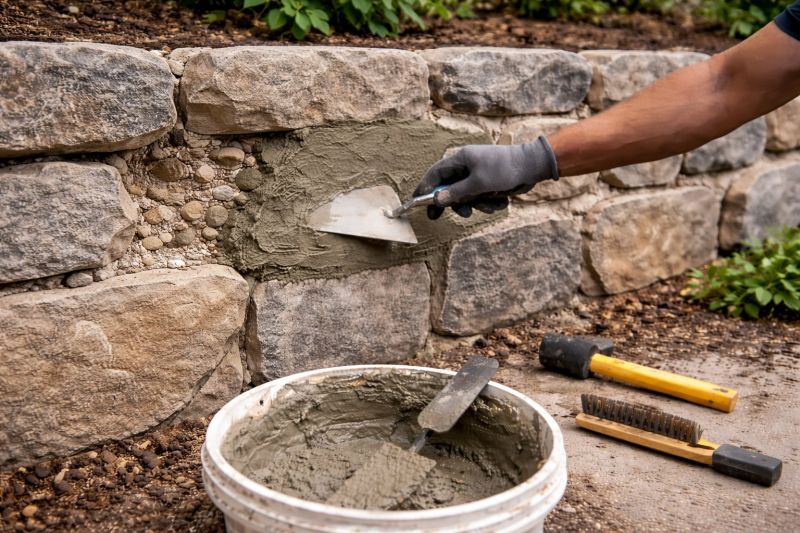 Stone Masonry Repair in Advance, NC