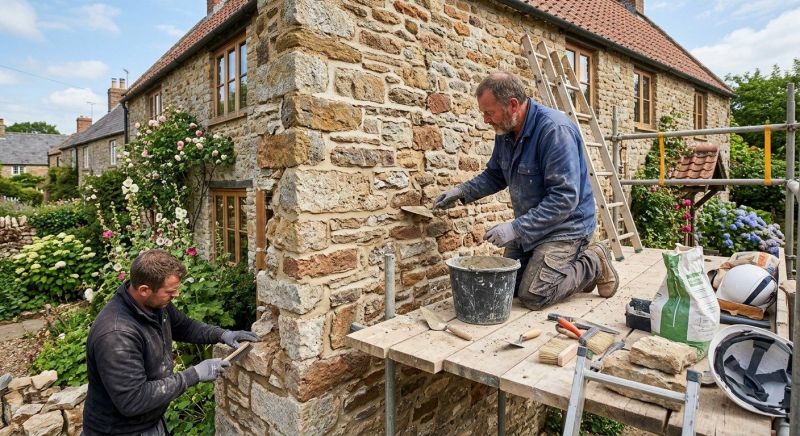 Stone Masonry Repair in Davidson County, NC