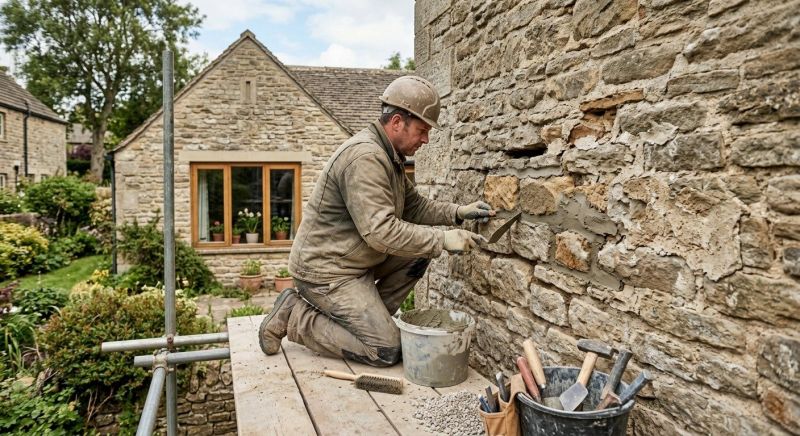 Stone Masonry Repair in Davidson County, NC