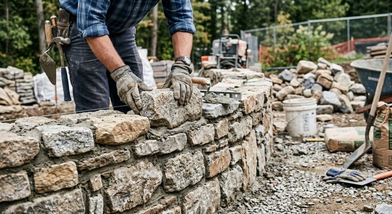 Stonework Installation in Clemmons, NC
