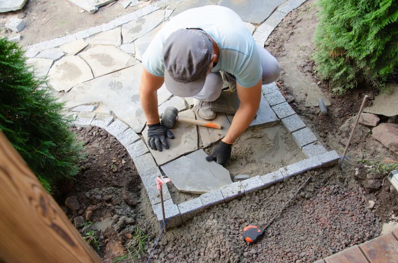 Stonework Installation in Pfafftown, NC